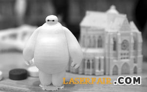 3D打印出來的&ldquo;大白&rdquo;、真人模型