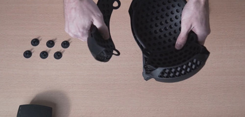 設計師使用HP的Multi Jet Fusion創建3D打印自行車頭盔 設計師使用HP的Multi Jet Fusion創建3D打印自行車頭盔