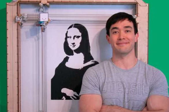 MIT博士研發繪畫機器人 精通繪畫和激光切割 MIT博士研發繪畫機器人 精通繪畫和激光切割