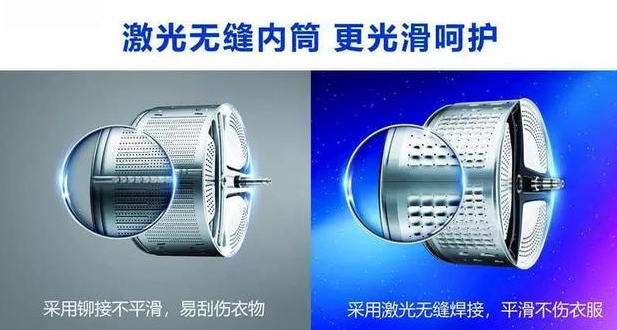 洗衣機∶激光焊接成行業(ye) 趨勢 鉚接終將替代