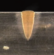 B:五層結構的蓋板焊接,其中最上層 為(wei) 25 微米銅箔,下麵四層為(wei) 100-250 微 米鋁箔。