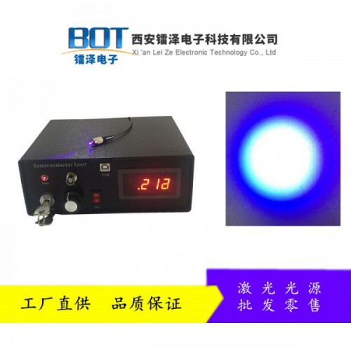 藍光405mn光纖耦合激光器帶TTL調製和軟件USB接口控製