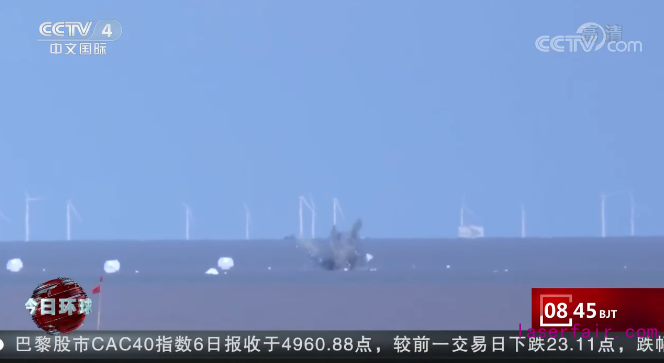 超視距摧毀水麵目標 圖源:央視新聞