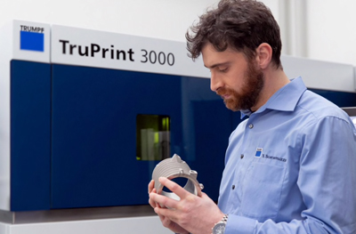 The printer can be equipped with a second laser to almost double productivity. The printer can be equipped with a second laser to almost double productivity.