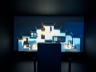 美輪美奐的《徽派建築時光之美》藝術展。受訪方供圖