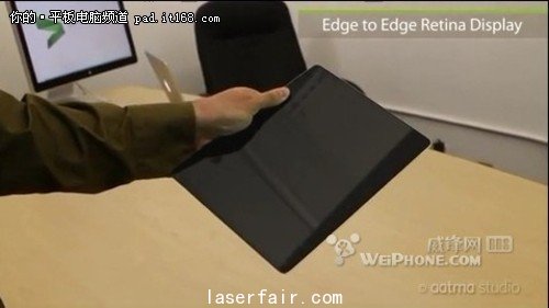 激光鍵盤+全像投影超現實概念的ipads3