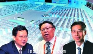 左起李大霄、曹鳳岐、李迅雷 張常春/製圖
