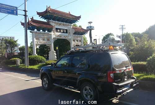 寧波市測繪設計研究院車載三維激光采集係統正式投入使用