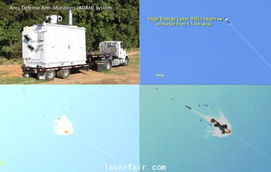 美激光武器點爆1.5公裏外火箭