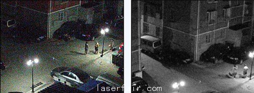 彩色圖像比黑白圖像噪點多且清晰效果也不好 