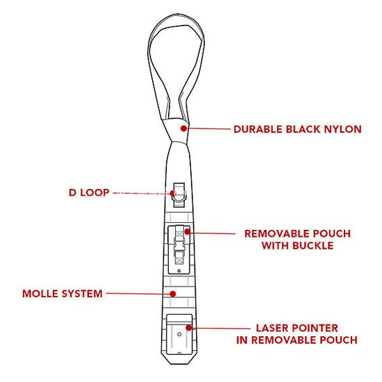 [組圖]成功人士首選 軍(jun) 用級激光製導戰術領帶